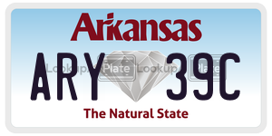 ARY39C  license plate in AR