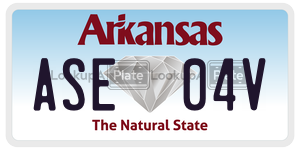 ASE04V  license plate in AR