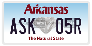 ASK05R  license plate in AR