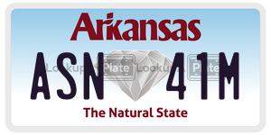 ASN41M  license plate in AR