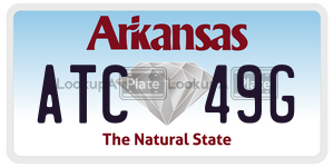ATC49G  license plate in AR