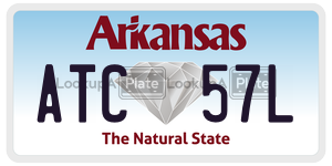 ATC57L  license plate in AR
