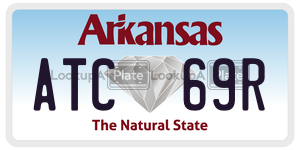 ATC69R  license plate in AR
