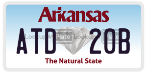 ATD20B  license plate in AR