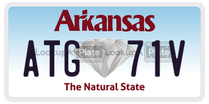ATG71V  license plate in AR