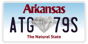 ATG79S  license plate in AR