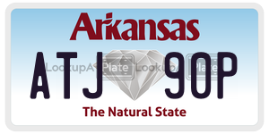 ATJ90P  license plate in AR