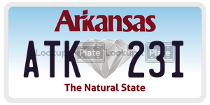 ATK23I  license plate in AR