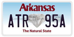 ATR95A  license plate in AR