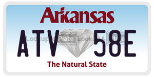 ATV58E  license plate in AR