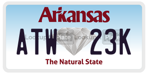 ATW23K  license plate in AR
