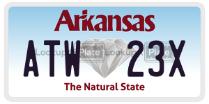 ATW23X  license plate in AR