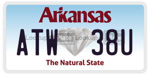 ATW38U  license plate in AR