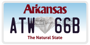 ATW66B  license plate in AR
