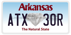 ATX30R  license plate in AR
