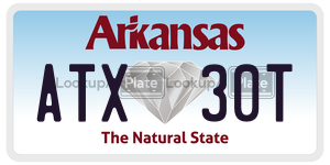 ATX30T  license plate in AR