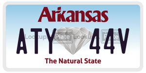 ATY44V  license plate in AR