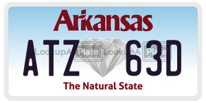 ATZ63D  license plate in AR