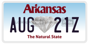 AUG21Z  license plate in AR