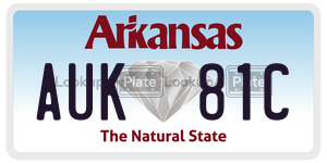 AUK81C  license plate in AR