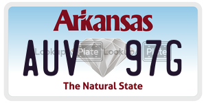 AUV97G  license plate in AR