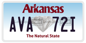 AVA72I license plate in Arkansas