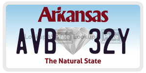 AVB32Y  license plate in AR