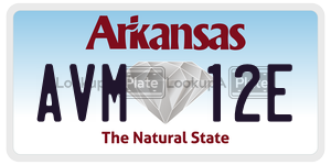 AVM12E  license plate in AR