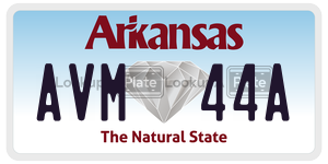 AVM44A  license plate in AR