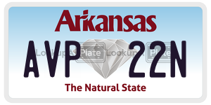 AVP22N  license plate in AR
