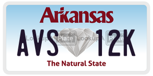 AVS12K  license plate in AR