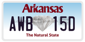 AWB15D  license plate in AR