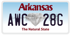 AWC28G  license plate in AR