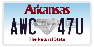AWC47U  license plate in AR