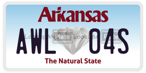 AWL04S  license plate in AR