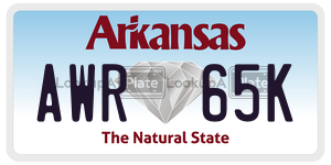 AWR65K  license plate in AR
