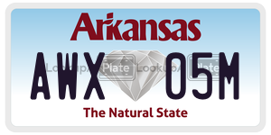 AWX05M  license plate in AR