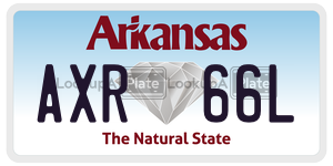 AXR66L  license plate in AR
