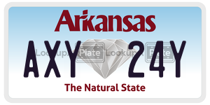 AXY24Y  license plate in AR