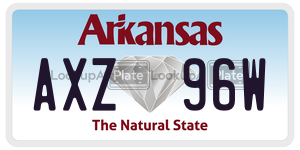AXZ96W  license plate in AR