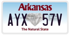 AYX57V  license plate in AR
