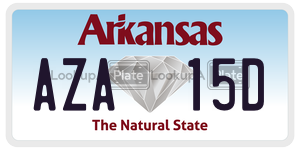 AZA15D  license plate in AR