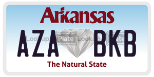 AZABKB  license plate in AR