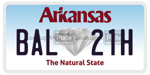 BAL21H  license plate in AR