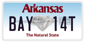 BAY14T  license plate in AR