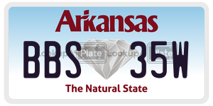 BBS35W  license plate in AR