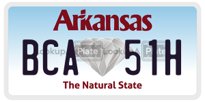 BCA51H  license plate in AR