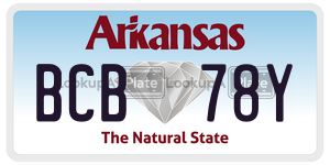 BCB78Y  license plate in AR