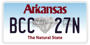 BCC27N  license plate in AR