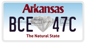 BCE47C  license plate in AR